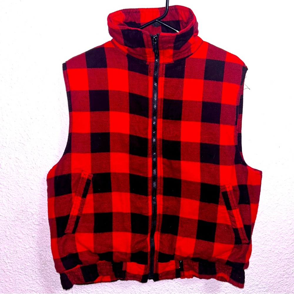 Woodland Vintage Men’s Large Buffalo Plaid Vest